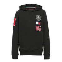 Fun Badge Hoodie Huppari Musta Tommy Hilfiger