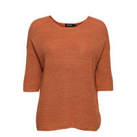 Sltuesday Cotton Jumper T-shirts & Tops Knitted T-shirts/tops Oranssi Soaked In Luxury, Soaked in Luxury
