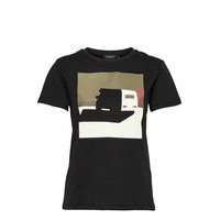 Sljoleen T-Shirt Ss T-shirts & Tops Short-sleeved Musta Soaked In Luxury, Soaked in Luxury