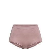 Brief Sally Classic High Seam Alushousut Brief Tangat Vaaleanpunainen Lindex