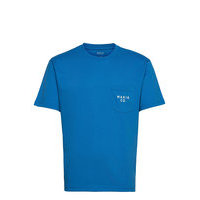 Torp T-Shirt T-shirts Short-sleeved Sininen Makia