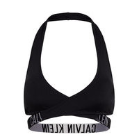 Crossover Bralette-Rp Swimwear Bikinis Bikini Tops Triangle Bikinitops Musta Calvin Klein