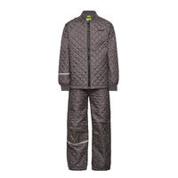 Thermal Set -Solid Outerwear Thermo Outerwear Harmaa CeLaVi