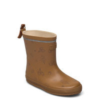 Basic Wellies W. Aop Shoes Rubberboots Unlined Rubberboots Ruskea CeLaVi