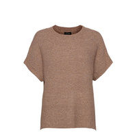5210 - Izadi S T-shirts & Tops Knitted T-shirts/tops Ruskea SAND