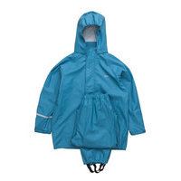 Basci Rainwear Set, Solid Sadevaatteet Sininen CeLaVi