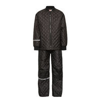 Thermal Set -Solid Outerwear Thermo Outerwear Musta CeLaVi