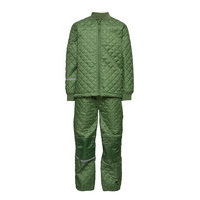 Thermal Set -Solid Outerwear Thermo Outerwear Vihreä CeLaVi