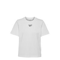 Cl F Small Logo Tee T-shirts & Tops Short-sleeved Valkoinen Reebok Classics