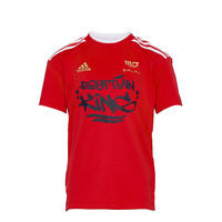 Salah Aeroready Football-Inspired Tee T-shirts Short-sleeved Punainen Adidas Performance, adidas Performance