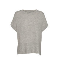 5210 - Izadi S T-shirts & Tops Knitted T-shirts/tops Harmaa SAND