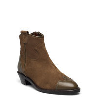 Cowboy Shoes Boots Ankle Boots Ankle Boot - Flat Ruskea See By Chloé, See by Chloé