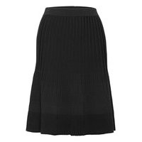 Bicolor Skirt.Lustra Polvipituinen Hame Musta Theory