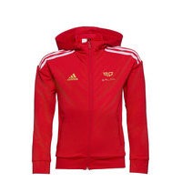 Salah Aeroready Football-Inspired Full-Zip Hoodie Huppari Punainen Adidas Performance, adidas Performance