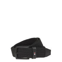 Denton Elastic 3.5 Accessories Belts Braided Belt Musta Tommy Hilfiger