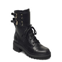 Bart Shoes Boots Ankle Boots Ankle Boot - Flat Musta DKNY