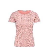 Mangofi-H T-shirts & Tops Short-sleeved Vaaleanpunainen Mango