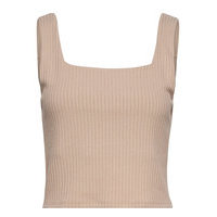 Rooibos T-shirts & Tops Sleeveless Beige Mango