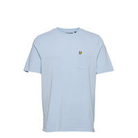 Washed Relaxed Pocket T-Shirt T-shirts Short-sleeved Sininen Lyle & Scott