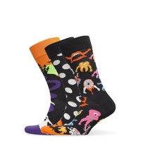 3-Pack Halloween Socks Gift Set Underwear Socks Regular Socks Monivärinen/Kuvioitu Happy Socks