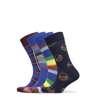 4-Pack Navy Socks Gift Set Underwear Socks Regular Socks Sininen Happy Socks