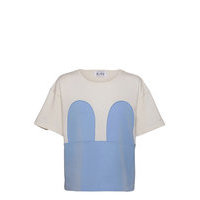 Mickey Short Loose Tee T-shirts & Tops Short-sleeved Sininen R/H Studio