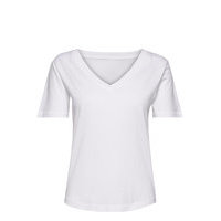 Chalapi T-shirts & Tops Short-sleeved Valkoinen Mango