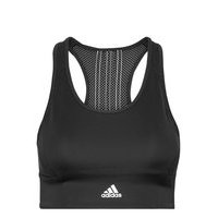 Aeroready Designed To Move 3-Stripes Padded Crop Top W Lingerie Bras & Tops Sports Bras - ALL Musta Adidas Performance, adidas..