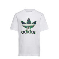 Allover Print Camo Graphic Tee T-shirts Short-sleeved Valkoinen Adidas Originals, adidas Originals