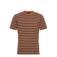 Classic Cotton Elastane Jersey Crewneck Tee T-shirts Short-sleeved Ruskea Scotch & Soda