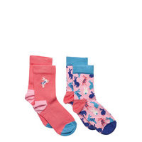 2-Pack Kids Bunny Socks Socks & Tights Socks Vaaleanpunainen Happy Socks