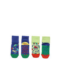 2-Pack Kids Countryroads Anti Slip Socks & Tights Socks Monivärinen/Kuvioitu Happy Socks