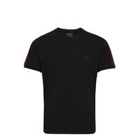 Men'S Knit T-Shirt T-shirts Short-sleeved Musta Emporio Armani