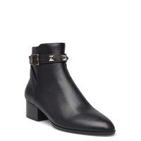 Britton Ankle Boot Shoes Boots Ankle Boots Ankle Boot - Flat Musta Michael Kors