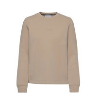 Mini Calvin Klein Sweatshirt Svetari Collegepaita Beige Calvin Klein