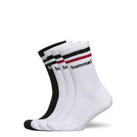 Hmlretro 4-Pack Socks Mix Underwear Socks Regular Socks Valkoinen Hummel