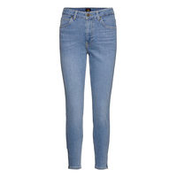 Scarlett High Zip Tiukat Farkut Sininen Lee Jeans