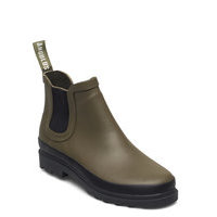 Rain Boots - Low With Elastic Shoes Boots Ankle Boots Ankle Boot - Flat Vihreä ANGULUS