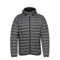 Outerwear Vuorillinen Takki Topattu Takki Musta Blend