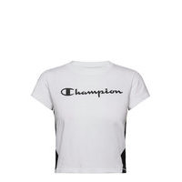 Crewneck T-Shirt T-shirts & Tops Short-sleeved Valkoinen Champion