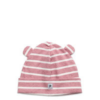 Cap Striped Baby Accessories Headwear Hats Baby Hats Vaaleanpunainen Polarn O. Pyret