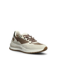 Woms Lace-Up Matalavartiset Sneakerit Tennarit Beige Tamaris