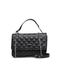 Cessily Convertible Xbody Flap Bags Crossbody Bags Musta GUESS