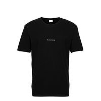 Core Tee Slim Fit Black T-shirts Short-sleeved Musta Filling Pieces
