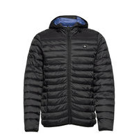 Outerwear Vuorillinen Takki Topattu Takki Musta Blend