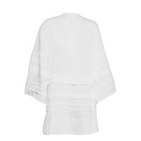 Layer Detail Over D Dress Dresses Shirt Dresses Valkoinen Victoria Victoria Beckham