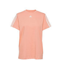 Essentials Boyfriend Cut 3-Stripes Tee W T-shirts & Tops Short-sleeved Vaaleanpunainen Adidas Performance, adidas Performance