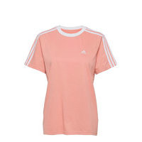 Essentials 3-Stripes Tee W T-shirts & Tops Short-sleeved Vaaleanpunainen Adidas Performance, adidas Performance