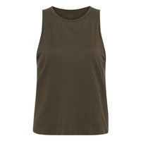 Seamless Blocked Tank T-shirts & Tops Sleeveless Vihreä Casall