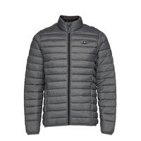 Outerwear Vuorillinen Takki Topattu Takki Harmaa Blend